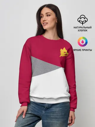 Женский свитшот / AS Roma | Red Design 21/22