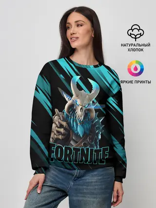 Женский свитшот / Fortnite | Фортнайт