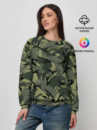 Женский свитшот / Камуфляж