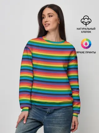 Женский свитшот / Радужный флаг