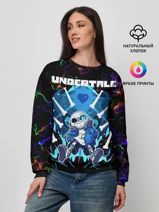 Женский свитшот / Undertale | Sans