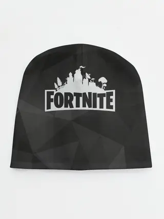 Детская шапка / Fortnite Black Abstract