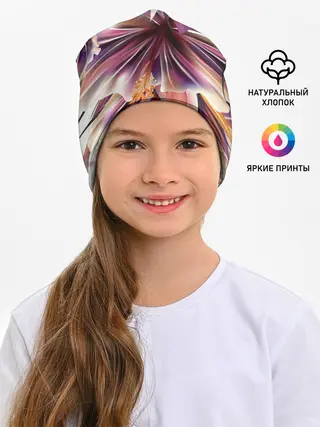 Детская шапка / Необычный цветок