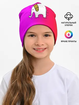 Детская шапка / Радужный слоник