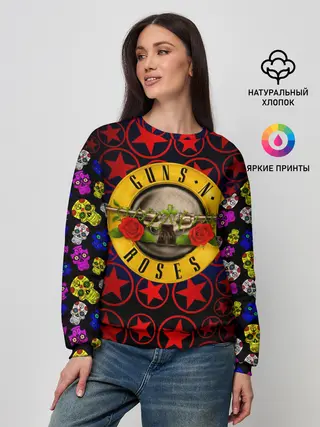 Женский свитшот / Guns n roses