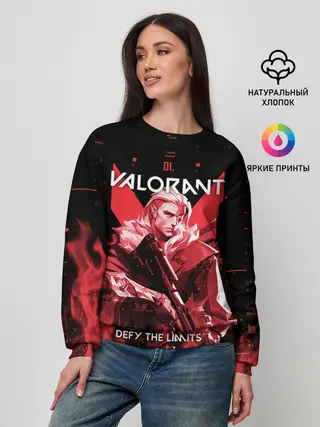 Женский свитшот / VALORANT SOVA