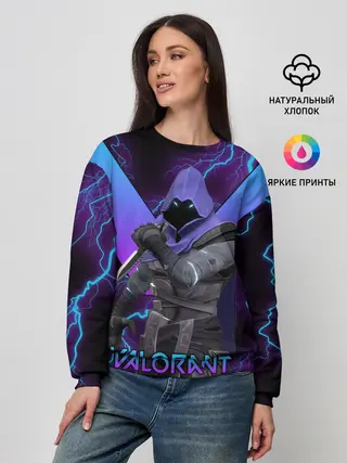 Женский свитшот / VALORANT OMEN
