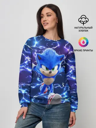 Женский свитшот / Sonic | Соник
