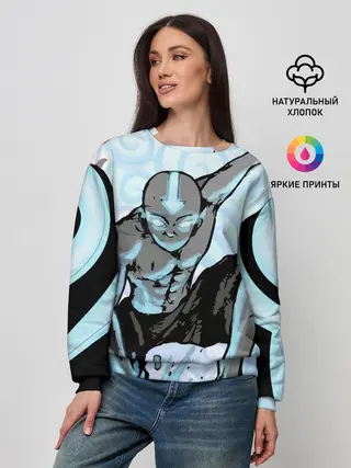 Женский свитшот / Аватар Легенда об Аанге