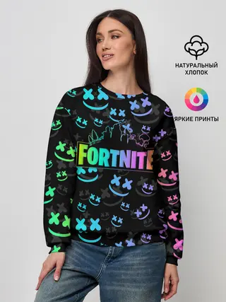 Женский свитшот / FORTNITE | MARSHMELLO