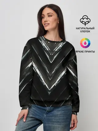 Женский свитшот / МЕТАЛЛИЧЕСКАЯ БРОНЯ