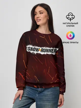 Женский свитшот / SNOWRUNNER