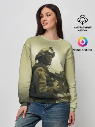 Женский свитшот / Военный