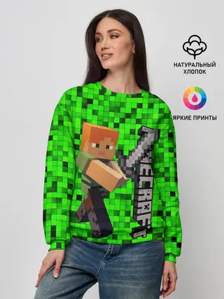 Женский свитшот / MINECRAFT