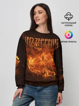 Женский свитшот / Led Zeppelin