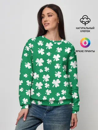 Женский свитшот / ДЕНЬ СВЯТОГО ПАТРИКА | ST. PATRICKS DAY