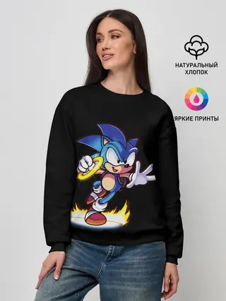Женский свитшот / Sonic