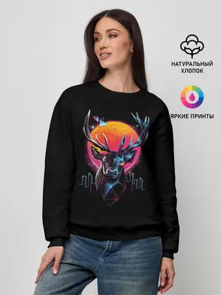 Женский свитшот / Deer 1