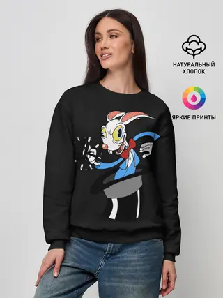Женский свитшот / Cuphead - Хопус Покус