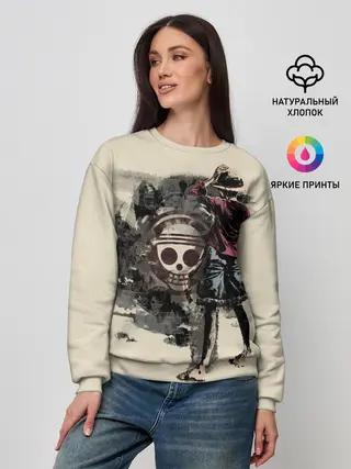 Женский свитшот / Пиратский остров One Piece