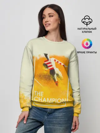 Женский свитшот / Регби. The Champion