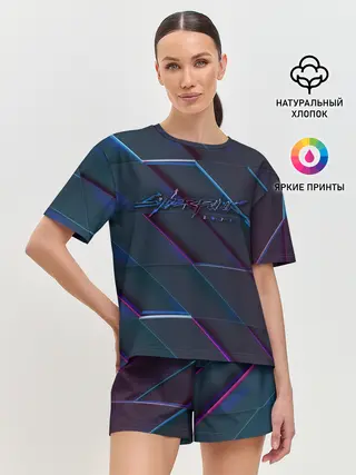 Женская пижама с шортами / Cyberpunk 2077