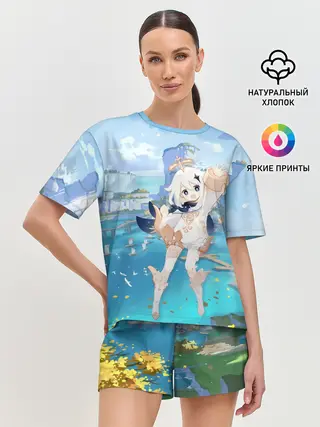Женская пижама с шортами / Paimon