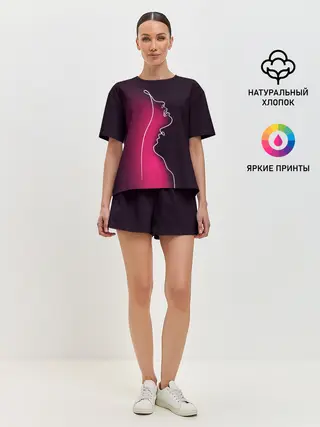 Женская пижама с шортами / Love