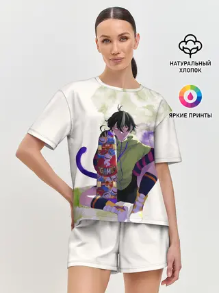 Женская пижама с шортами / SK8 the Infinity