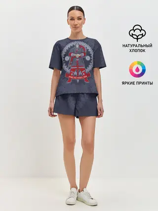 Женская пижама с шортами / Русский богатырь
