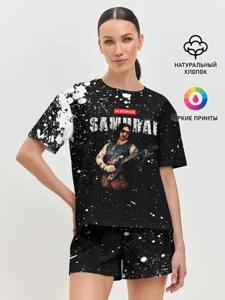Женская пижама с шортами / SAMURAI Cyberpunk 2077