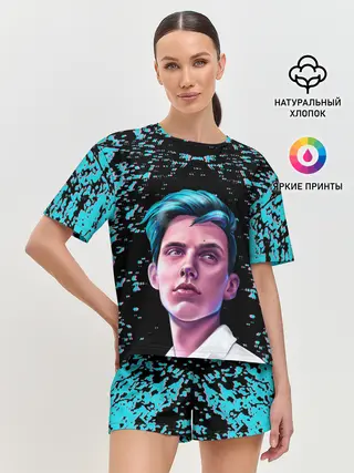 Женская пижама с шортами / Тима Белорусских.