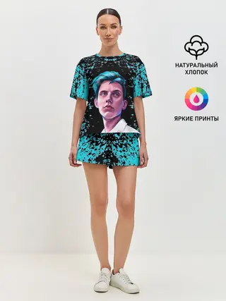 Женская пижама с шортами / Тима Белорусских.