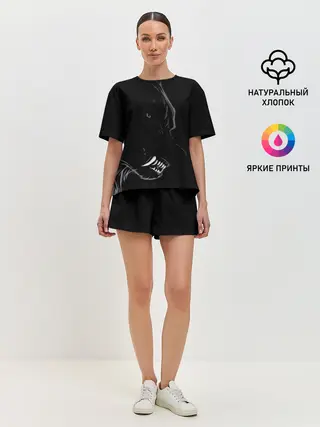 Женская пижама с шортами / Wolf