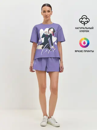 Женская пижама с шортами / Love Kaguya Shinomiya
