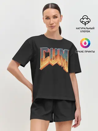 Женская пижама с шортами / Doom. Gachi Remix