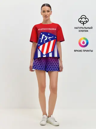 Женская пижама с шортами / ATLETICO DE MADRID / АТЛЕТИКО