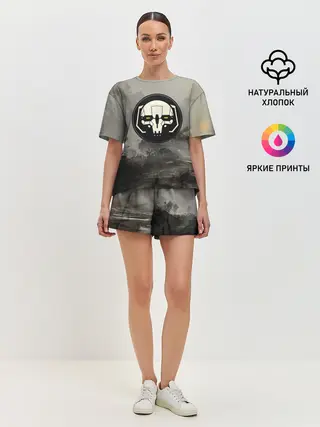 Женская пижама с шортами / SkulMech