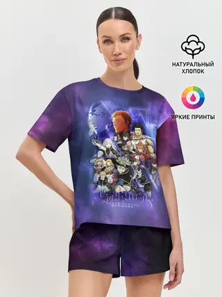 Женская пижама с шортами / Чёрный Клевер персонажи