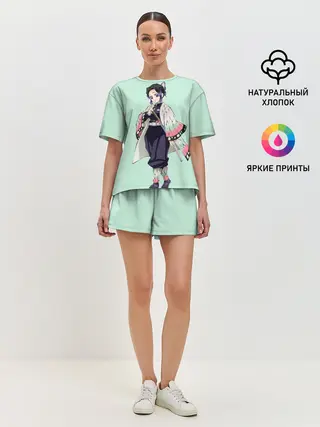 Женская пижама с шортами / Шинобу Кочо, Столб Насекомого