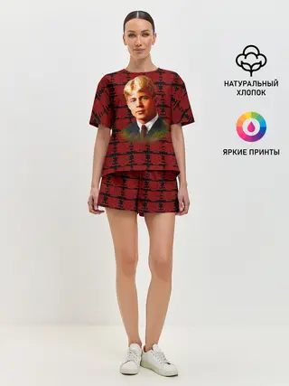 Женская пижама с шортами / сергей есенин