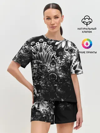 Женская пижама с шортами / Floral Pattern