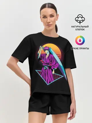 Женская пижама с шортами / Retro - Ичиго Куросаки