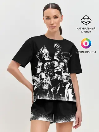 Женская пижама с шортами / ГЛАВНЫЕ ГЕРОИ АНИМЕ