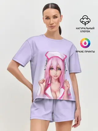 Женская пижама с шортами / Медсестричка | Nurse