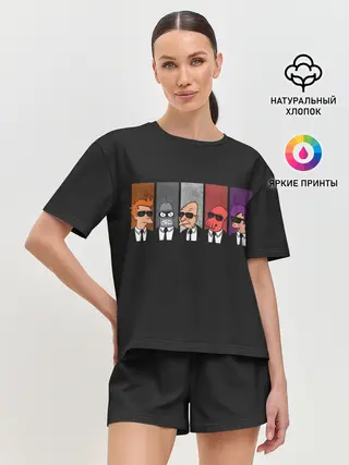 Женская пижама с шортами / Agents Futurama