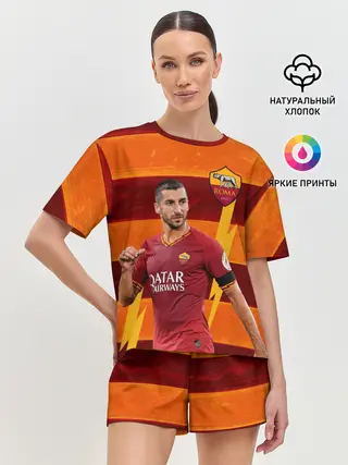 Женская пижама с шортами / Henrikh Mkhitaryan | Roma