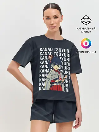 Женская пижама с шортами / Kanao Tsuyuri Kimetsu no Yaiba