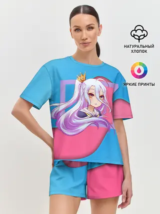 Женская пижама с шортами / Sweet Shiro