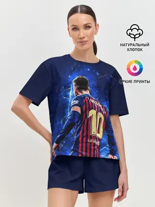 Женская пижама с шортами / Leo Messi | Лео Месси | 10